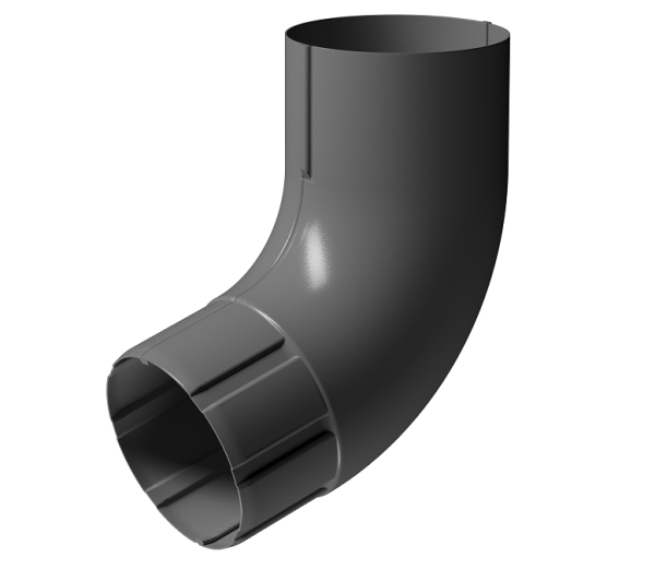 Колено 72° D90 Döcke STAL PREMIUM Графит, (RAL 7024) купить в Великих Луках