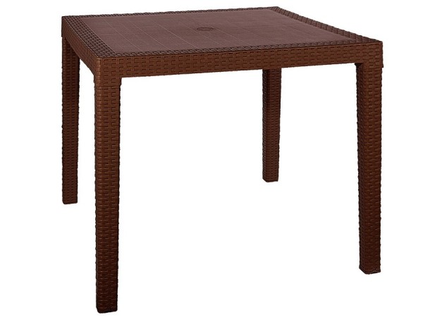 Стол квадратный FIJI Quatro Table Коричневый купить в Великих Луках