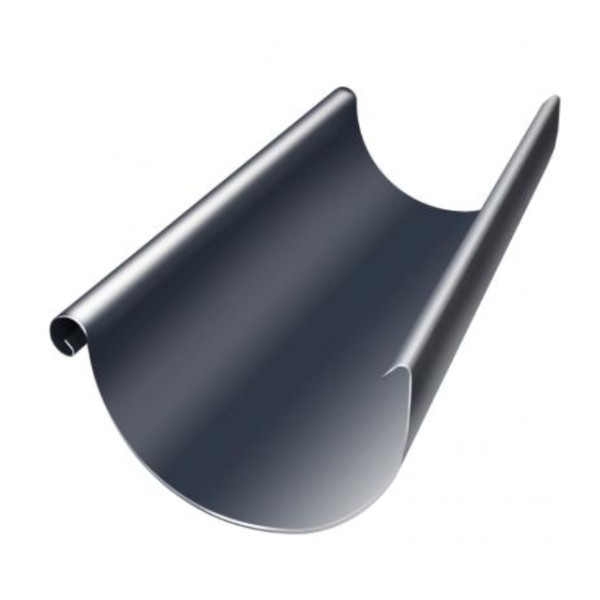 Водосток Grand Line 125x90 – Желоб 3м RAL 7024 купить в Великих Луках