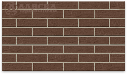 Фасадные Термопанели Аляска Braun Rustic купить в Великих Луках