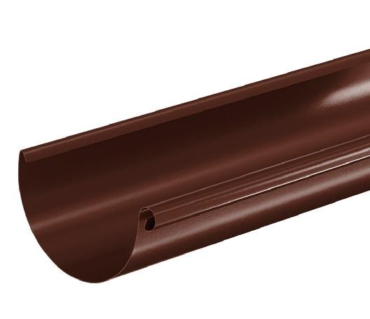 Водосток Aquasistem, система 125x90 - Водосточный желоб 3.00м RAL 8017 Коричневый купить в Великих Луках