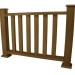 Ограждения из ДПК WOODVEX Кофе купить в Великих Луках