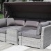 Диван-Трансформер AFINA плетеный из иск. ротанга AFM-320G Grey купить в Великих Луках