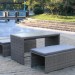 Диван-Трансформер AFINA плетеный из иск. ротанга S330G-W78 Grey купить в Великих Луках