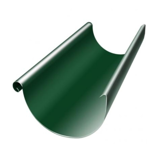 Водосток Grand Line 125x90 – Желоб 3м RAL 6005 купить в Великих Луках