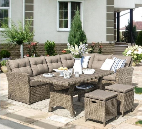 Комплект мебели AFINA плетеной из иск. ротанга AFM-307B Beige купить в Великих Луках