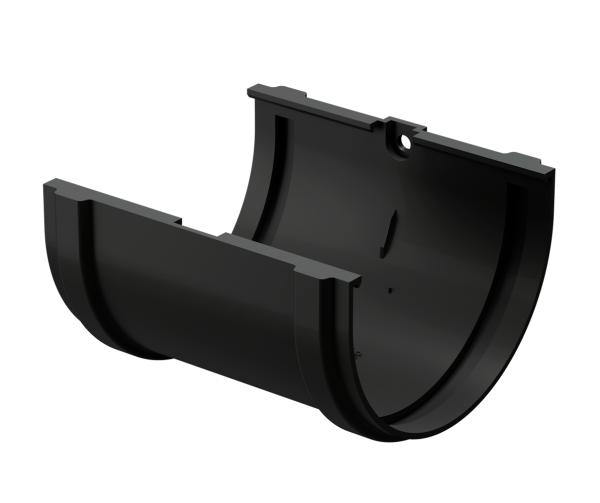 Соединитель желоба Docke Premium ПВХ - Карбон купить в Великих Луках