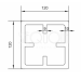 Столб SEQUOIA Evolution 3D WOOD BROWN купить в Великих Луках