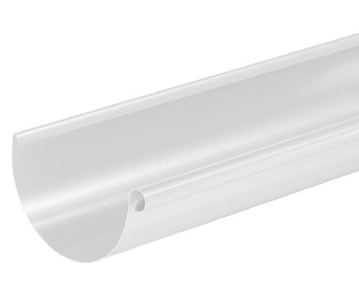 Водосток Aquasistem, система 125x90 - Водосточный желоб 3.00м RAL 9003 Белый купить в Великих Луках