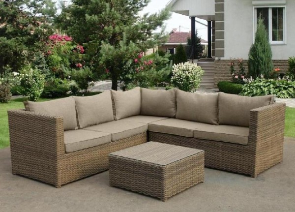 Комплект мебели AFINA плетеной из иск. ротанга YR825B Beige купить в Великих Луках