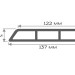 Доска Ромбус 3D ДПК Outdoor STORM GREY серая микс купить в Великих Луках