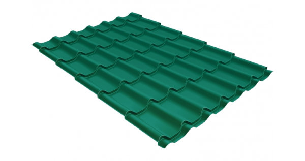 Металлочерепица классик 0,5 Satin RAL 5021 купить в Великих Луках