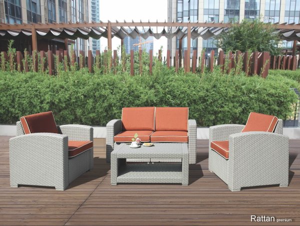 Уличные диваны и кресла коллекции Rattan Premium 4 купить в Великих Луках