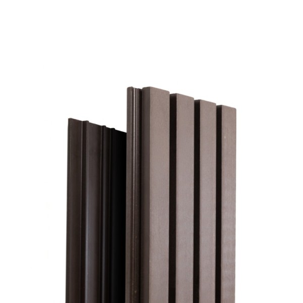 Фасадная доска Ecodecking Техно реечная 200х26х3000 Венге купить в Великих Луках