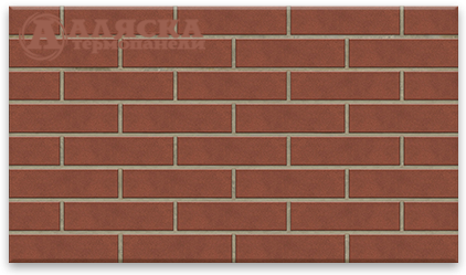 Фасадные Термопанели Аляска Amsterdam red купить в Великих Луках