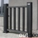 Ограждение из ДПК Outdoor Классик 3D STORM чёрный купить в Великих Луках