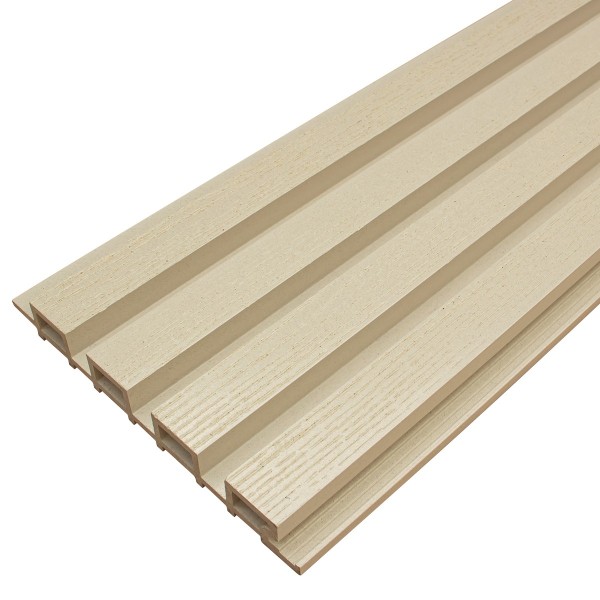 Фасадная доска из ДПК Faynag Wood Рейка Слоновая кость купить в Великих Луках