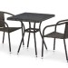 Комплект плетеной мебели AFINA из иск. ротанга T282BNT/Y137C-W53 Brown 2Pcs купить в Великих Луках