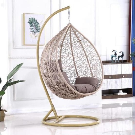 Кресло Подвесное из искусственного ротанга AFM-169A-XLB Beige купить в Великих Луках