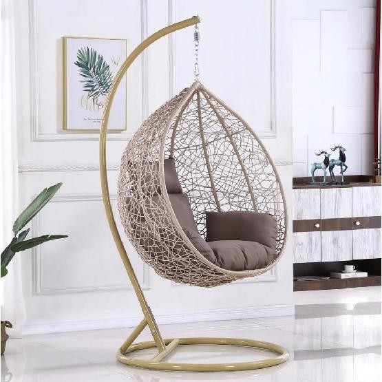 Кресло Подвесное из искусственного ротанга AFM-169A-LB Beige купить в Великих Луках