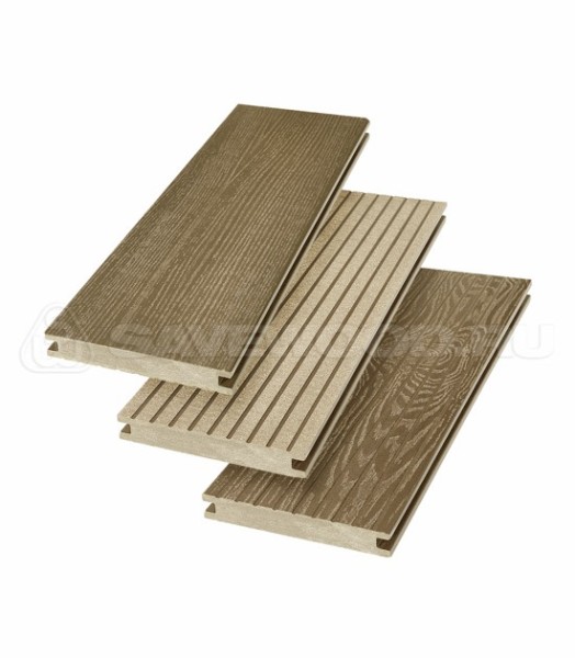 Террасная доска SW Fraxinus (R) полнотелая «SaveWood» Тик купить в Великих Луках