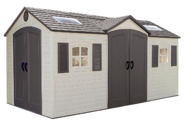 Сарай пластиковый LifeTime 15x8 DD купить в Великих Луках