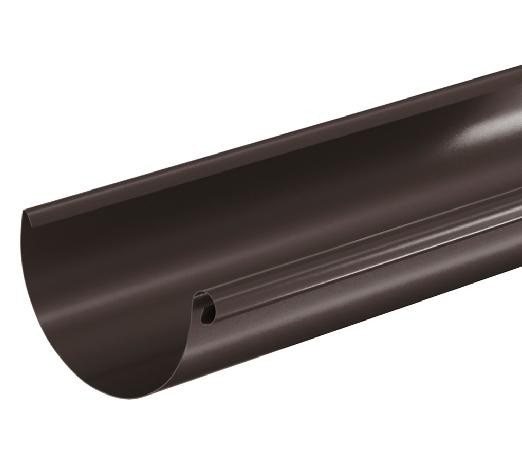 Водосток Aquasistem, система 150/100 - Водосточный желоб 3.00м RR 32 Тёмно Коричневый купить в Великих Луках