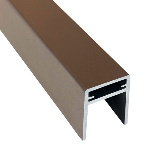 П-профиль Алюминиевый EasyDecking 35x25 Венге купить в Великих Луках