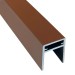 П-профиль Алюминиевый EasyDecking 35x25 Коричневый купить в Великих Луках