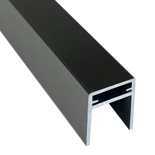 П-профиль Алюминиевый EasyDecking 35x25 Черное дерево купить в Великих Луках