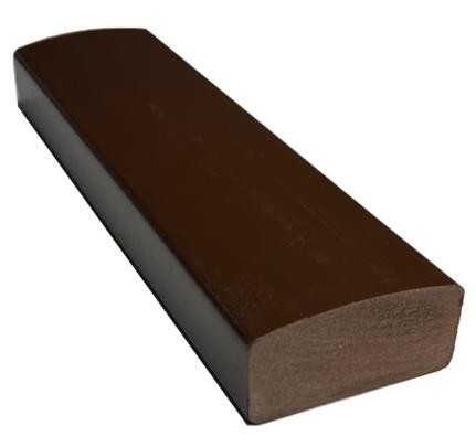 Лавочный брус Ecodecking Некст полнотелый глянцевый 70х35 шоколад купить в Великих Луках