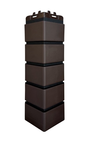 Угол Grand Line клинкерный кирпич ПРЕМИУМ Шоколадный (шов RAL 9005) купить в Великих Луках