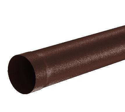 Водосток Aquasistem, Система 150/100 - Труба водосточная 1.00м RAL 8017 Коричневый matt купить в Великих Луках