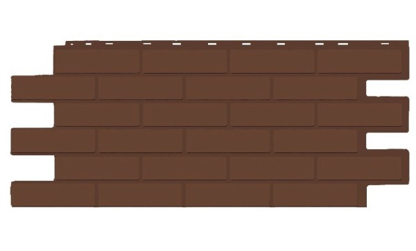 Фасадная панель T-Siding Кирпич Модерн Эко Браун купить в Великих Луках