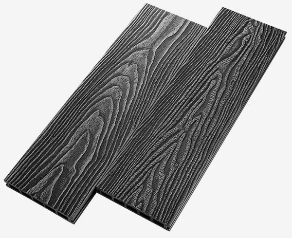 Террасная доска из ДПК RusDecking Unodeck Vintage - Графит купить в Великих Луках