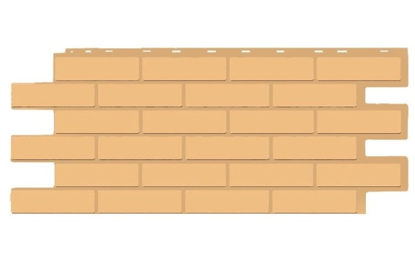 Фасадная панель T-Siding Кирпич Модерн Эко Крем купить в Великих Луках