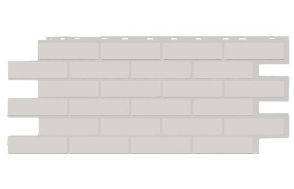 Фасадная панель T-Siding Кирпич Модерн Эко Уайт купить в Великих Луках