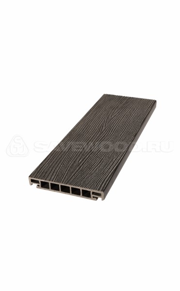 Террасная доска из ДПК SW Salix (S) (R) темно-коричневый купить в Великих Луках
