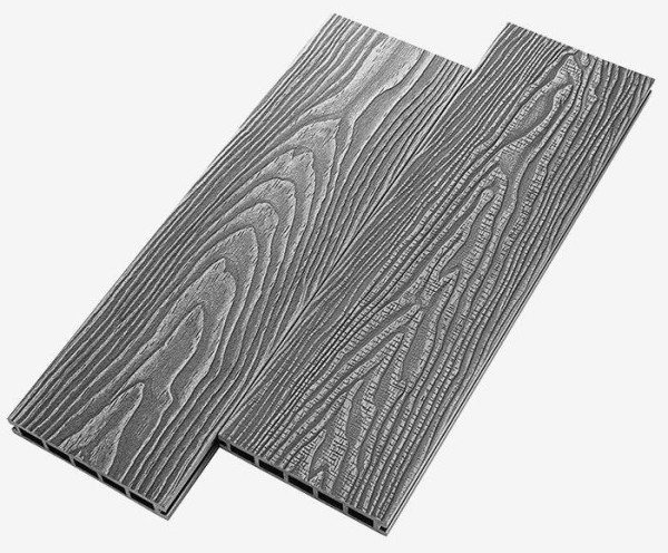 Террасная доска из ДПК RusDecking Unodeck Vintage - Серый купить в Великих Луках