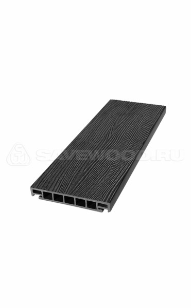 Террасная доска из ДПК SW Salix (S) (R) черный купить в Великих Луках